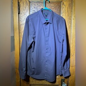 ‘Structure’ Modern Fit Textured Purple Shirt
